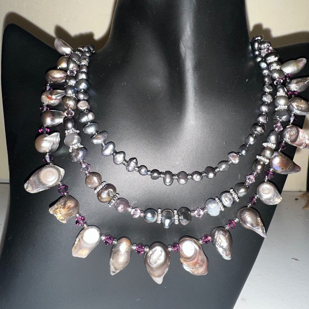 Peacock Freshwater Pearl Set